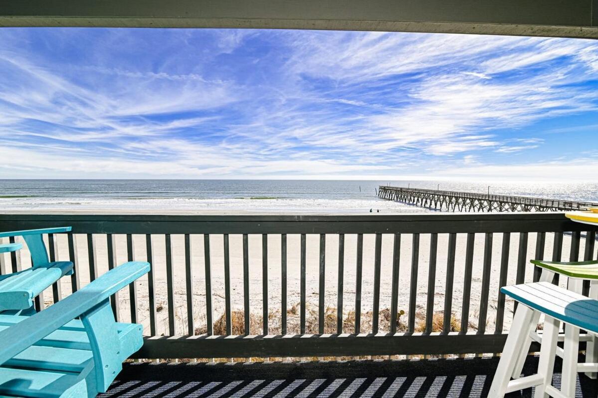 The Salty Turtle All New Modern Oceanfront Condo W Pool Myrtle Beach Eksteriør bilde