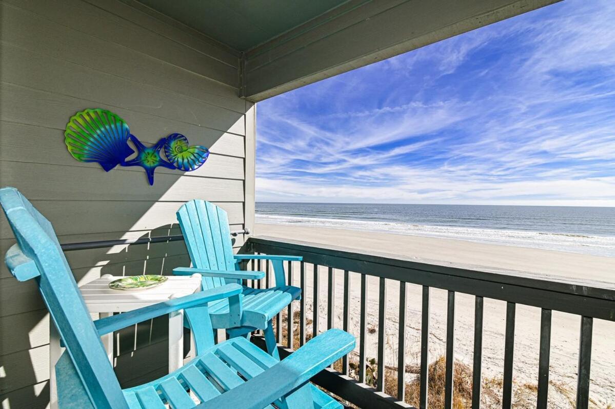 The Salty Turtle All New Modern Oceanfront Condo W Pool Myrtle Beach Eksteriør bilde