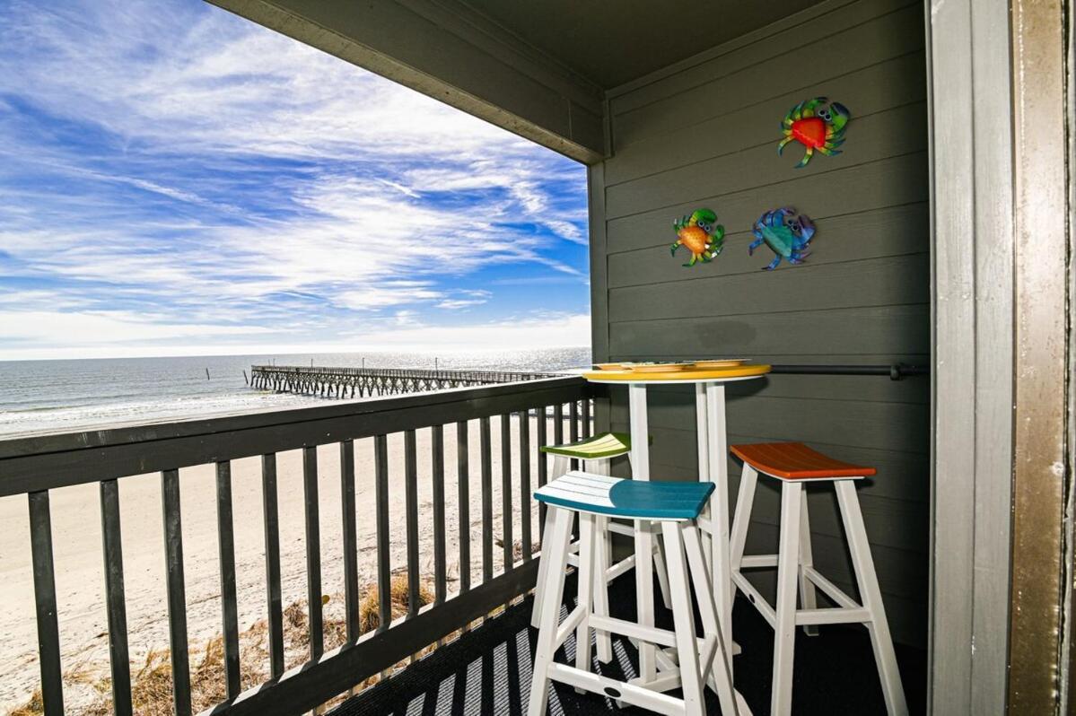 The Salty Turtle All New Modern Oceanfront Condo W Pool Myrtle Beach Eksteriør bilde